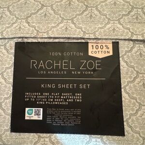 NEW Rachel Zoe King Sheet Set